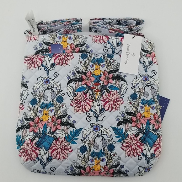 New Harry Potter Triple Zip Hipster Crossbody Bag Herbology Vera Bradley Grey - Picture 5 of 6